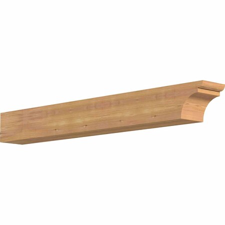 Ekena Millwork Yorktown Smooth Rafter Tail, Western Red Cedar, 5 1/2"W x 6"H x 48"L RFT06X06X48YOR00SWR
